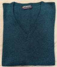 Vintage Puritan V Neck Sweater Mens XL 1980s 100% Orlon Acrylic Made in USA