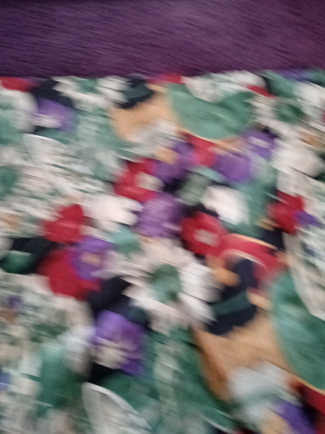 Multicolor Rectangular Scarf, Flowers, 10" X 56",… - image 7