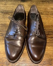 Prada Milano Men's US6.5-7 UK6 EU39.5 Brown Leather Lace Up Dress Shoes