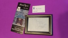OSCAR WINNER SIDNEY POITIER SIGNED NOTE AUTOGRAPH 1979 HOTEL ELYSEE PROVENANCE