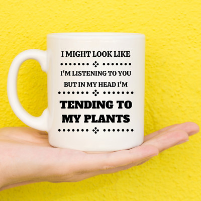 Tending Plants Tasse | Gartengeschenke | Geschenke für Pflanzenliebhaber | Geburtstagstasse