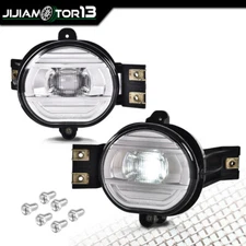 Super Bright LED Projector Fog Lights Lamp Fit For 2002-2009 Dodge Ram 1500-3500