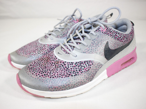 Nike Shoes Women's 9 Air Max Thea Print Sneaker 599408-005 Spotted Gray Pink