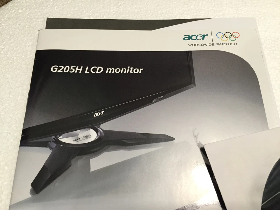 Genuine ACER G205H LCD monitor CD and paper quick guide 2009 - Image 4 of 4