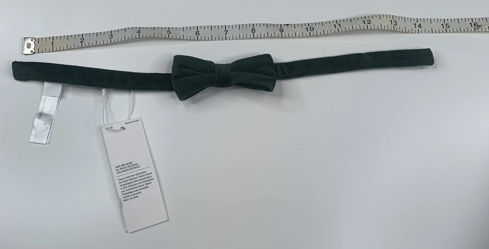 janie and jack NWT 21 jj sept holiday green baby head Band bow 2-5m K2 - Image 3 of 4