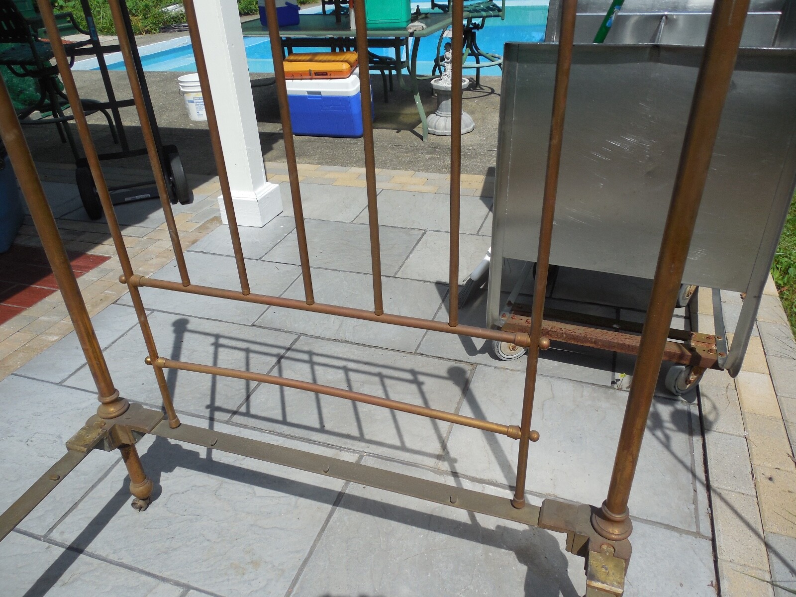 Antique Twin Size Brass & Iron Bed REDUCED eBay