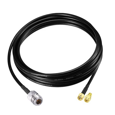 EIGHTWOOD 20FT Low Loss RG58 Cable for LoRa RAK Nebra Bobcat Helium Hotspot Miner Antenna