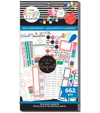 662 pc BOLD AND BRIGHT Me My Big Ideas 365 The Happy Planner Stickers