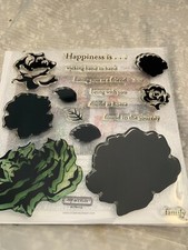 Close to my Heart. Stamp set. Floral Happiness. Stamp of the month. Layered flow