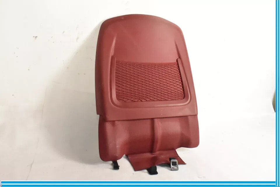 14-17 Maserati Ghibli Front Left Side Seat Back Plate Cushion Cover Red OEM