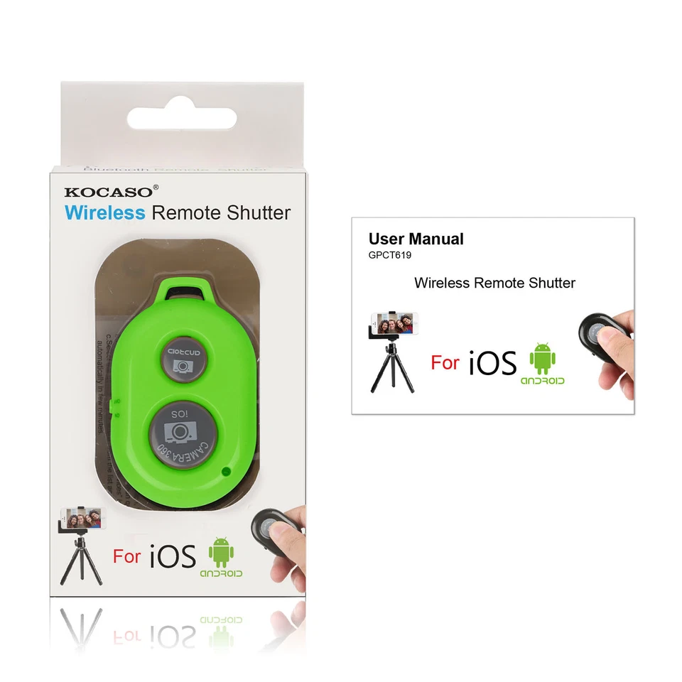 Беспроводной пульт дистанционного управления затвор селфи камеры для монопода iPhone XR XS 8 Samsung - Изображение 4 из 4