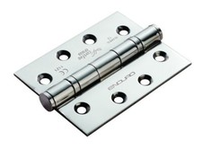 3 x Bright Stainles HIN1433P/13BSS/BP Eurospec 102 X 76 X 3mm Ball Bearing Hinge