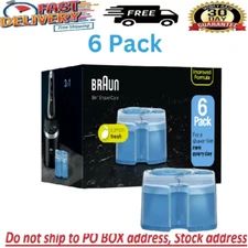 6Pack Braun Clean Renew Cartridge Refill Series 3 5 7 Genuine Shaver Cleaner NEW