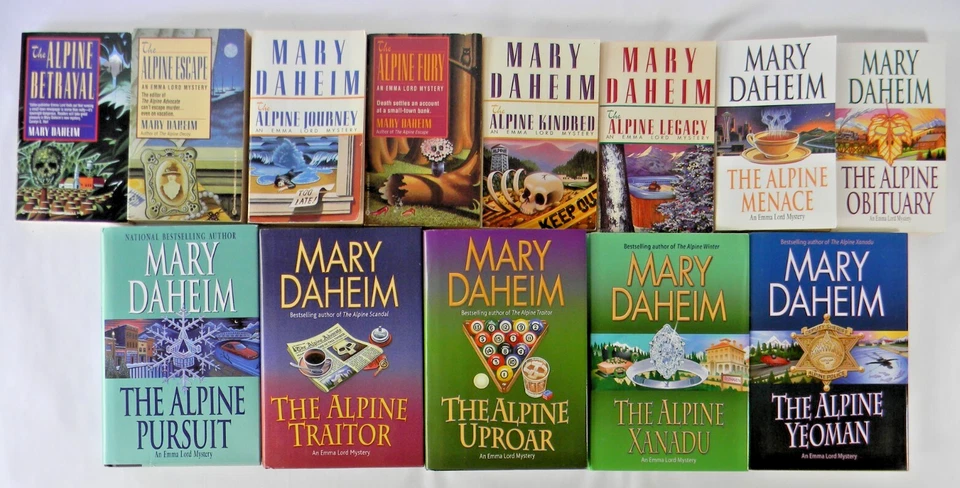 Lot of 13 Emma Lord mysteries by Mary Daheim HB/PB some 1st Editions - VG - Image 2 of 3