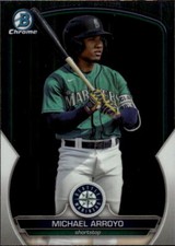 2023 Bowman Draft Michael Arroyo #BDC-67 Chrome Seattle Mariners