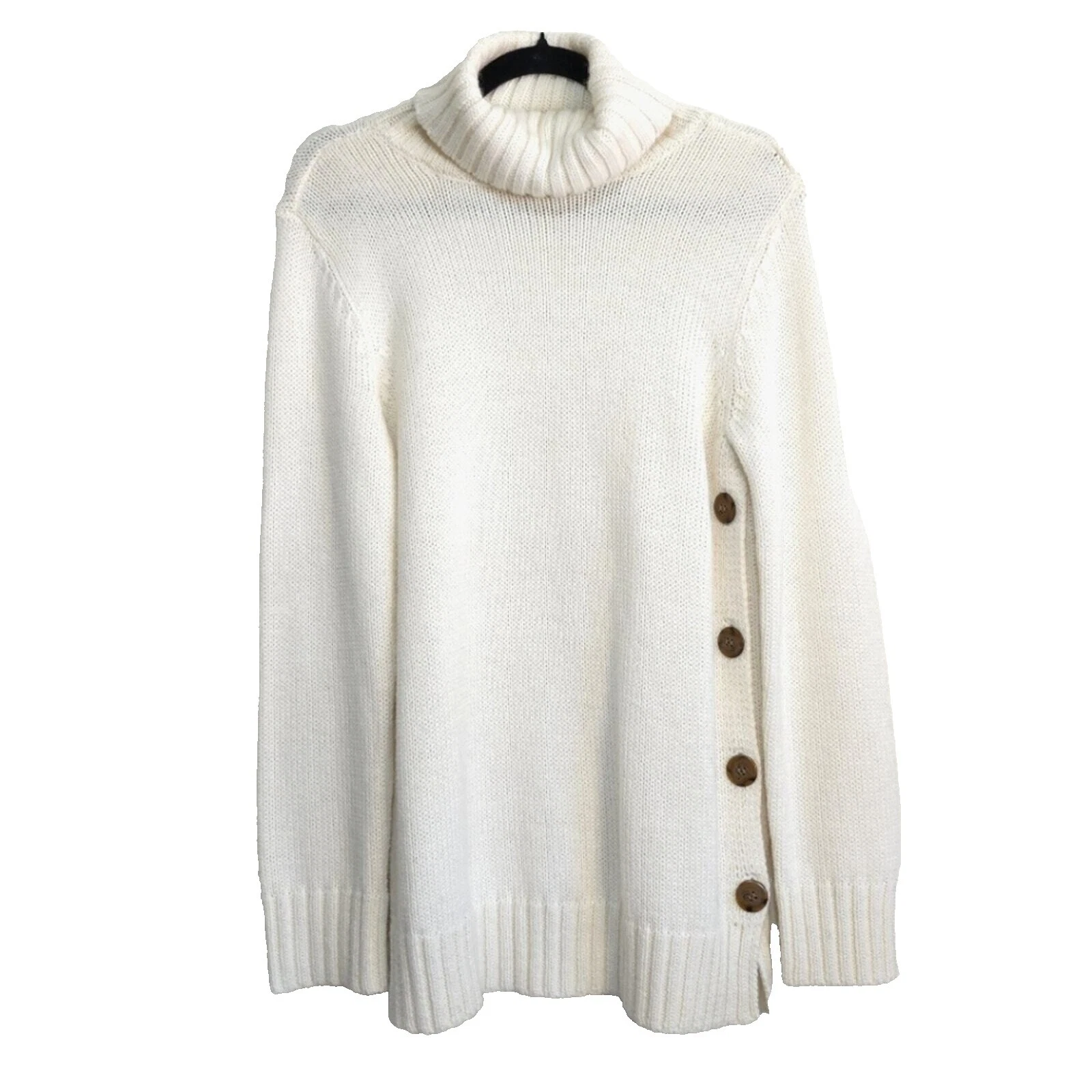 Suéteres de lana blanca Moda International para Mujeres