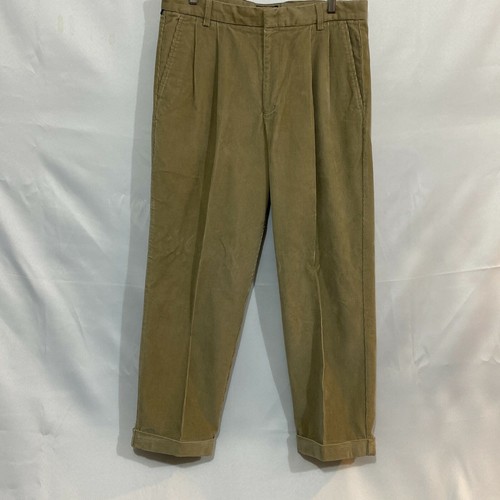 Dockers Mens Khaki Relaxed Fit Pleated 