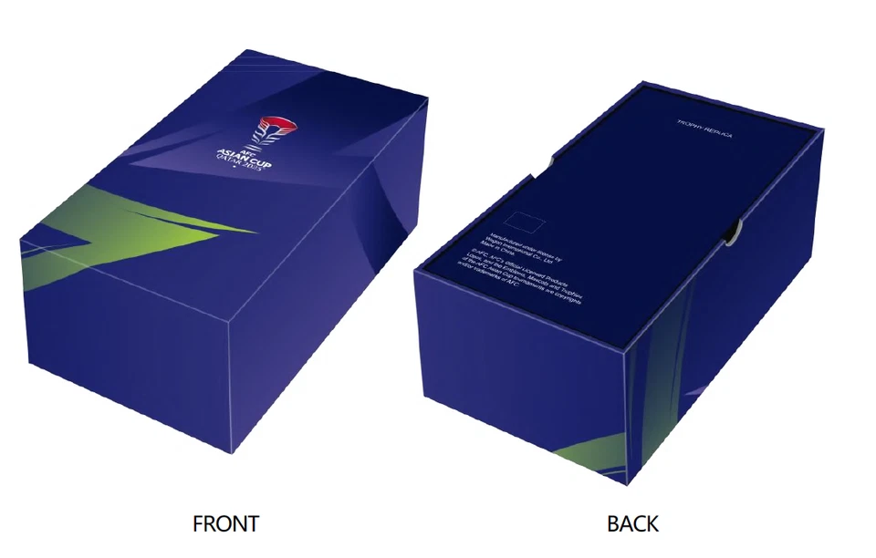 AFC COPA ASIÁTICA QATAR 2023 Trofeo Réplica 150mm con Pedestal - Licencia Oficial Foto 3 de 4