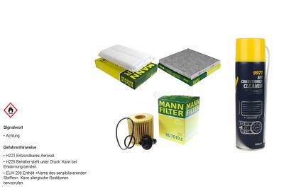MANN FILTER Paket MANNOL Klimareiniger für Lexus RX MHU3_ GSU3_ MCU3_ 350 AWD