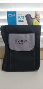 black yoga mat bag