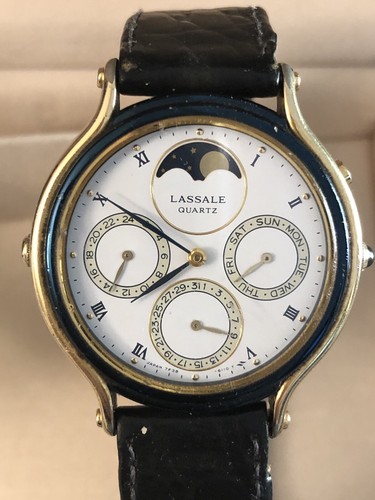 Lassale triple Calendar Moonphase Men's 