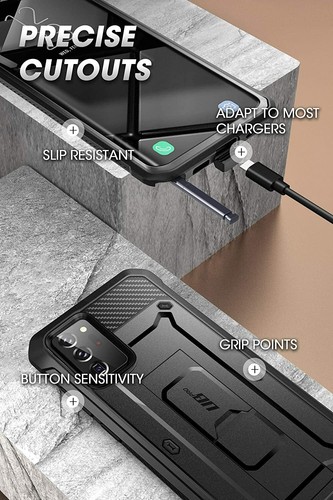 SUPCASE para Samsung Galaxy Note20 Funda Ultra Giratoria Funda Antigolpes - Imagen 16 de 37