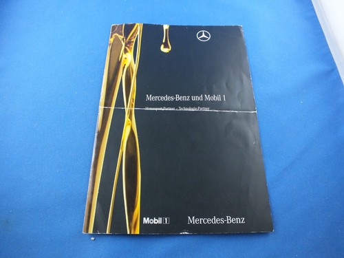 MERCEDES Mobil 1 Motorsport Technologie Infoblat Partner Service 20109 W204 Buch
