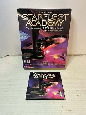 Star Trek Starfleet Academy   Windows 95 PC used Interplay Simulator