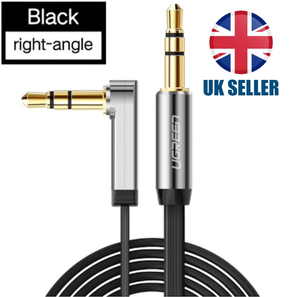 AUX Cable 3.5mm Male to 3.5mm Male Straight to angle 1m Ugreen  - Image 2 of 4