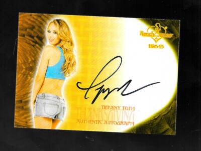 Benchwarmer 2015 Thanksgiving 11-26-15 Autograph Card 20 Tiffany Toth