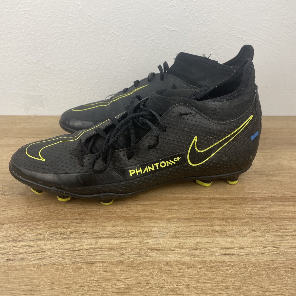 NIKE Phantom GT Soccer Cleats Shoes Boots Men\'s 7.5 CW6672-090 Football BLACK NIKE CLEATS Phantom GT Elite DF FG Soccer CW6672-090  main image 4