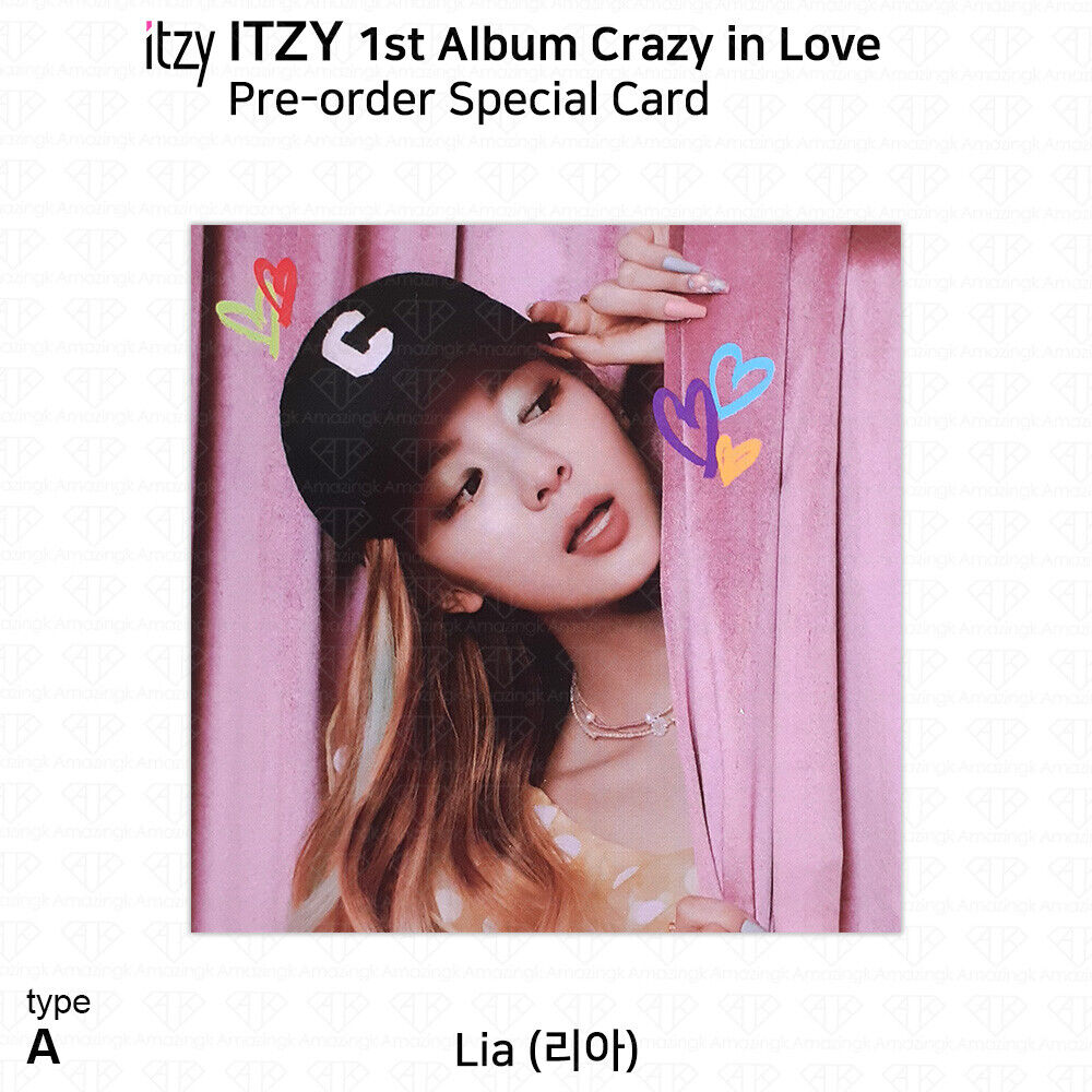 ITZY 1st Album Crazy In Love Official Polaroid Stand Pre-order Photocard  KPOP