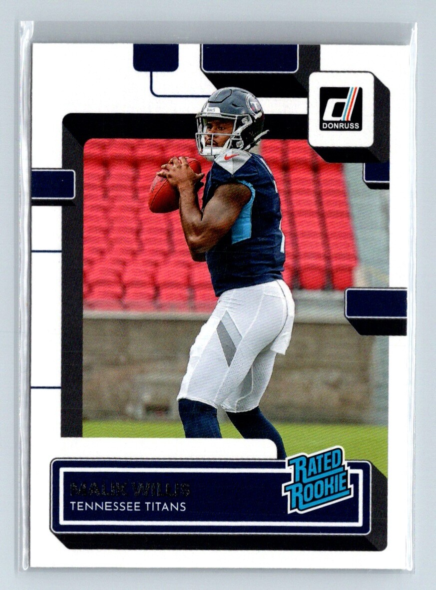 2022 Panini Donruss Rated Rookie Malik Willis #303 Rookie Card RC