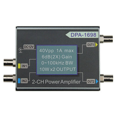 JUNTEK DPA-1698 40Vpp 2CH DC Power Amplifier For DDS Function signal Generator