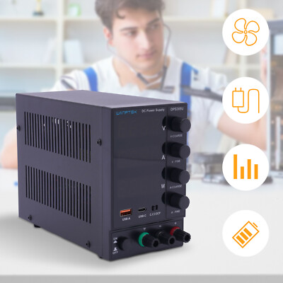 Regelbares DC Labornetzteil Netzteil 0-30V 0-5A + USB anschlu DHL