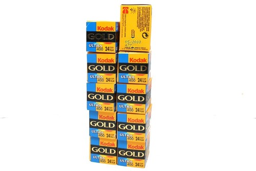 10 pcs Kodak GOLD ULTRA 400 ASA ISO 24 EXP. 35mm 135mm Exp 05/2000 Color Films - Picture 2 of 2