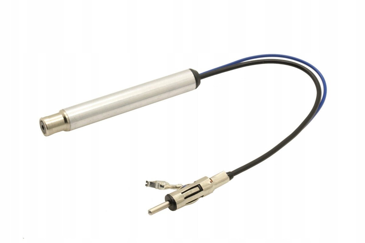 Phantom Powered Active DIN Antenna Adapter For Audi Seat Skoda VW | 12V Professional Grade
