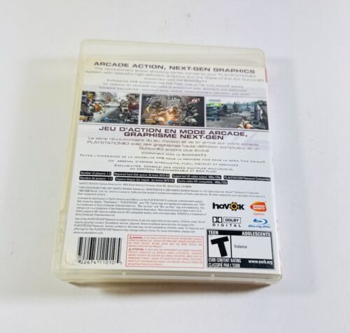 Time Crisis 4 Sony PlayStation 3 PS3 2007 Case And Disc ML346 - Picture 3 of 3
