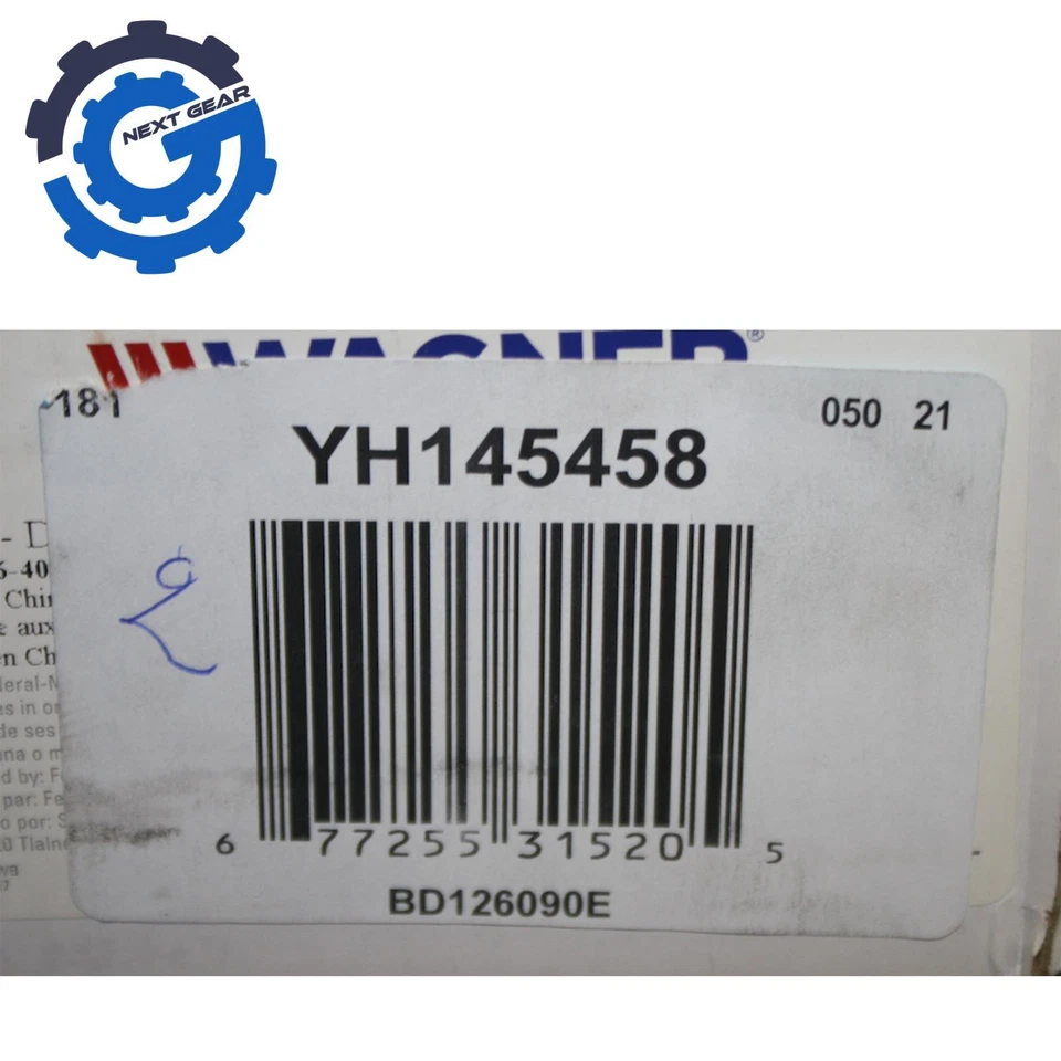 Nuevo rotor de freno de disco delantero Wagner para Toyota 4Runner Tacoma BD126090E 2003-2023 Foto 4 de 4