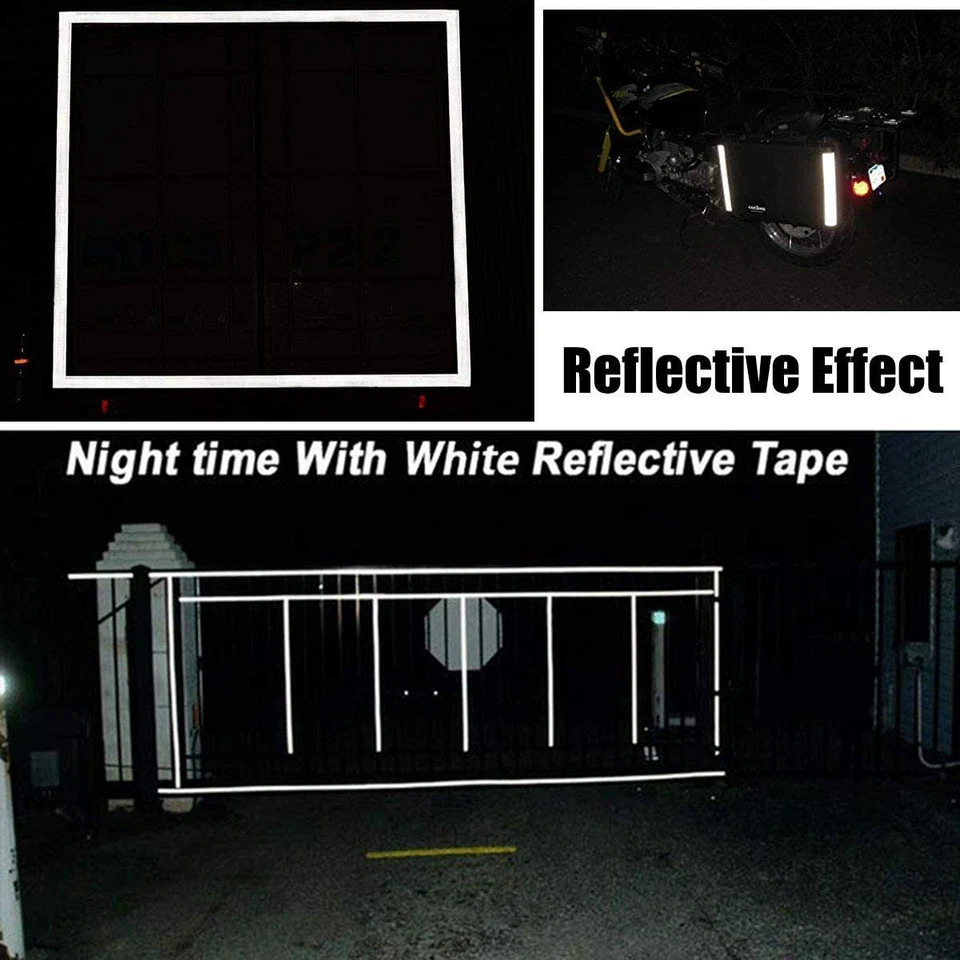 High Intensity Reflective Tape Vinyl Self-adhesive Safety Reflector Stickers - Image 4 of 4