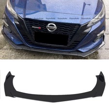 For Nissan Maxima Universal Front Bumper Lip Spoiler Splitter Glossy Black For Nissan Maxima Universal Front Bumper Lip Spoiler Splitter Glossy Black