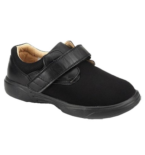 Apis Mt. Emey Mens Black Leather Wide 6E Bunion Walking  display picture 3