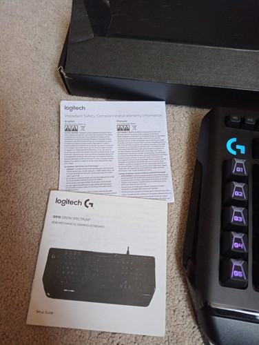 Logitech G910 Orion Spectrum RGB Mechanical Gaming Keyboard - Black please read - Photo 6/14