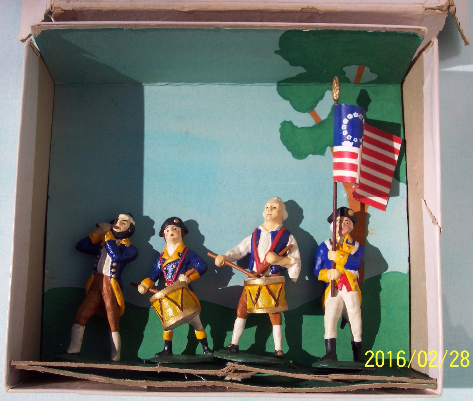 HISTORICAL MINIATURES SPIRIT OF 1776 BOXED SET EXTREMELY RARE EXCELLENT ...
