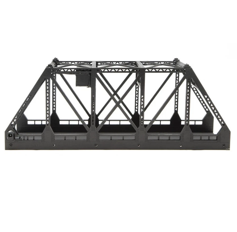 HO Scale Dual Track Train Bridge w/ Lights 4 LED Blinking Warning Light NEW - Image 4 of 4