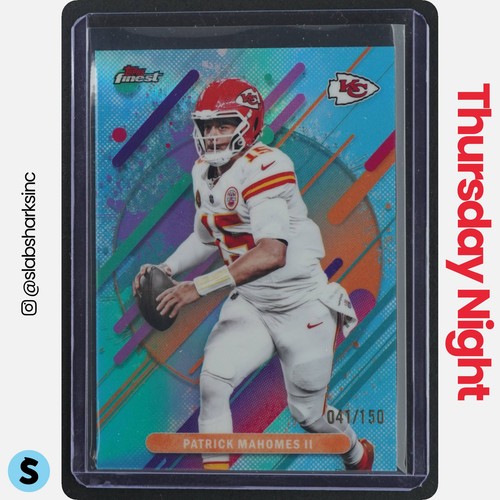 2025 TOPPS FINEST #237 PATRICK MAHOMES II RARE SKY BLUE REFRACTOR /150