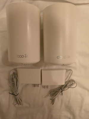 TP-Link Deco XE75 AXE5400 Tri-Band WiFi 6E Mesh System, 2-Pack