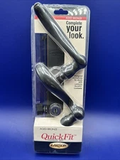 Larson Storm Door Handle Quick Fit Set Aged Bronze. {82}.