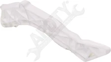 APDTY 165209 Rear Bumper Bracket LH, Side Cover Retainer, White, Sedan