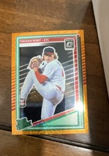 2025 Panini Donruss - Optic Rated Prospects Tekoah Roby #196 Orange Velocity...